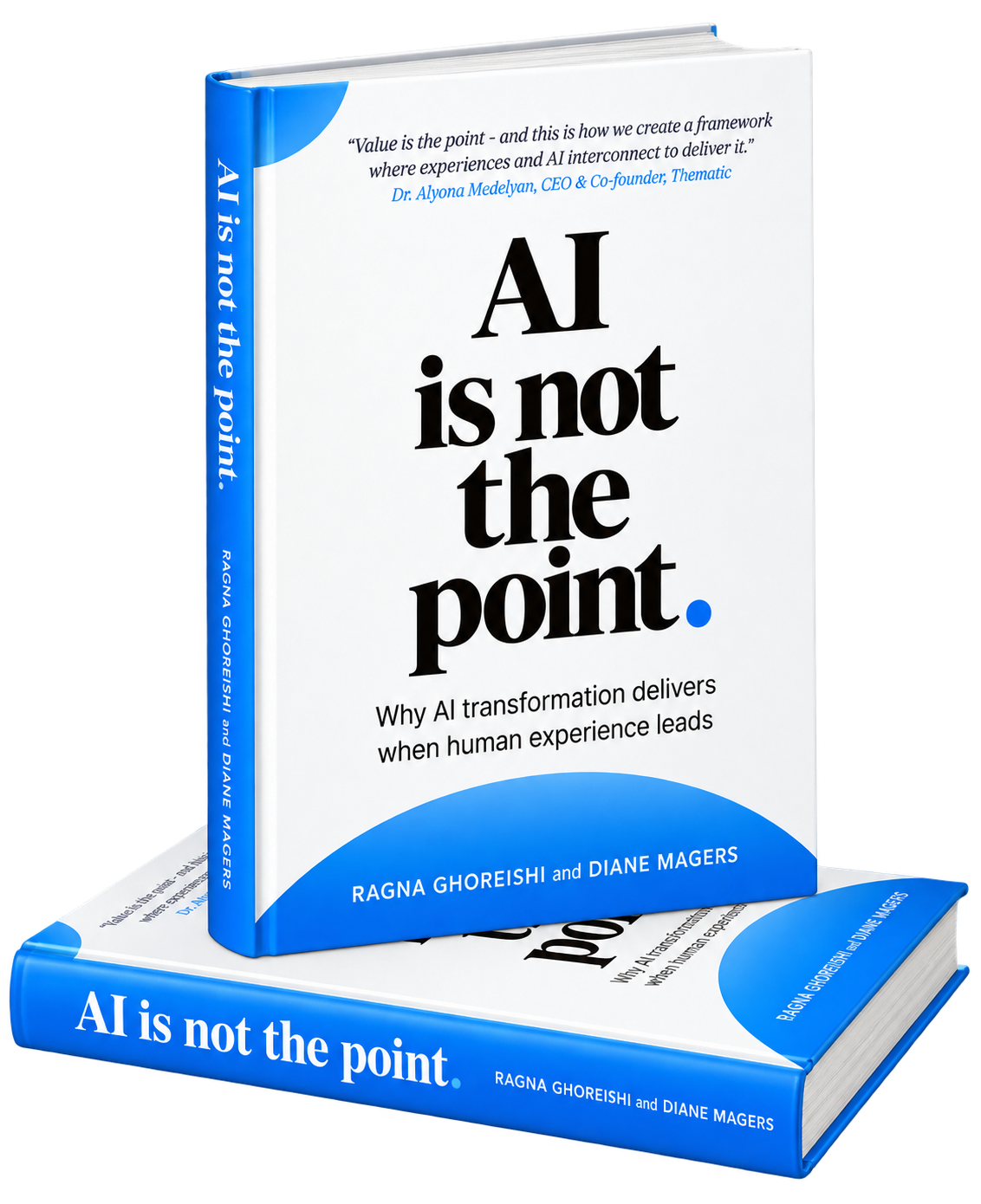 Two copies of AI is not the point, one standing on the other